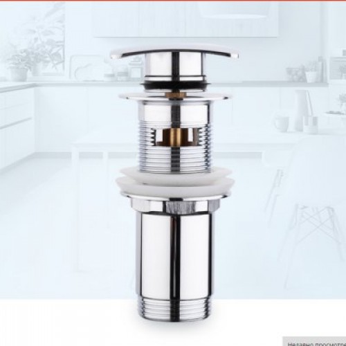 Донный клапан автомат Ø41, 5 мм хром frap f60-2