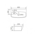 Умывальник gappo gt701