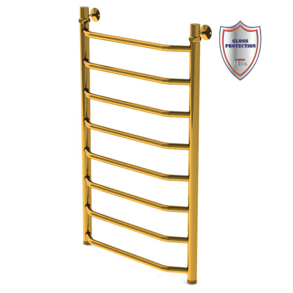 Водяной полотенцесушитель gloss&reiter rainbow Л. 50х80.Т8.g1 (gold)