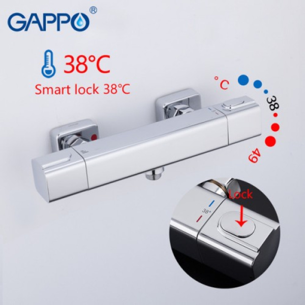 Смеситель термостатический для душа gappo g2091